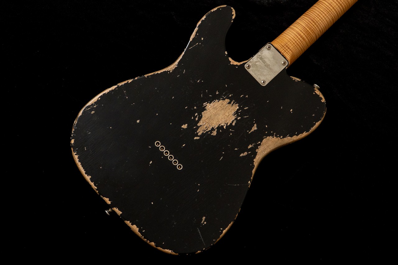 Xotic XTC-1 Thinline Black Heavy Aged Master Grade Neck 2.805kg #4158 TONIQ Yoko