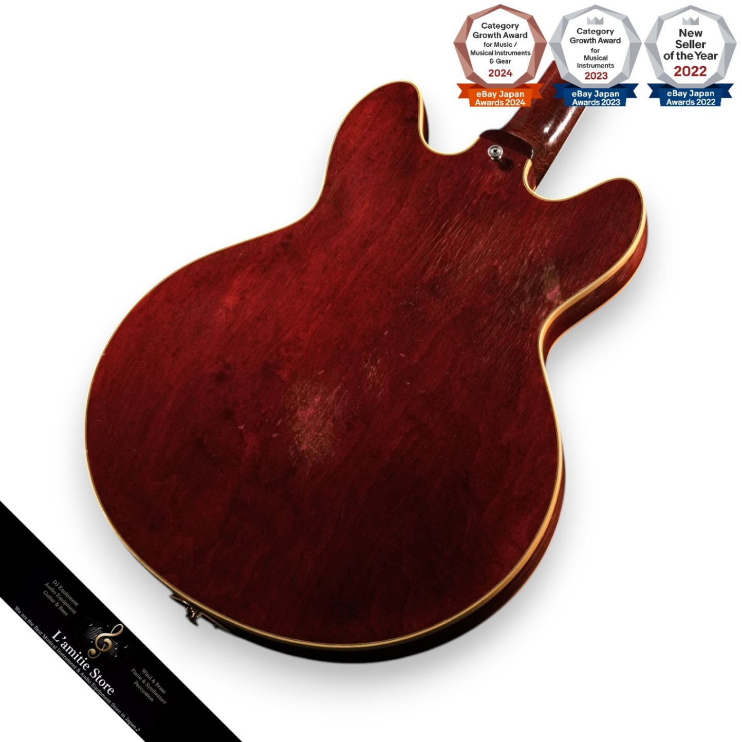 Epiphone E212T Sheraton Cherry 1967 Electric Guitar Rare Cherry Finish