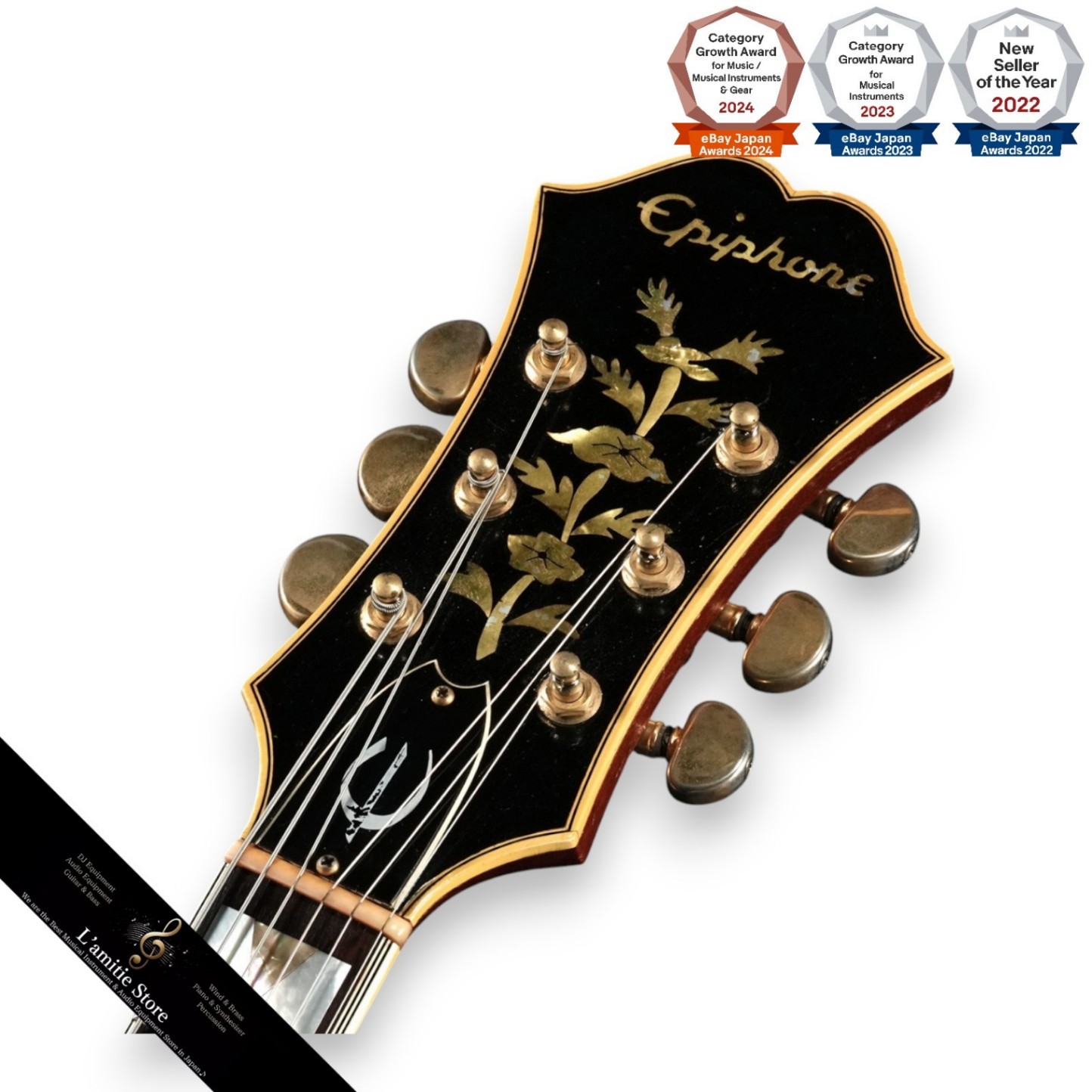 Epiphone E212T Sheraton Cherry 1967 Electric Guitar Rare Cherry Finish
