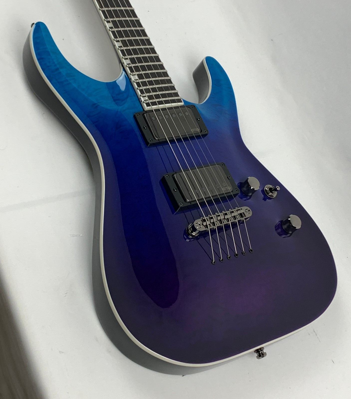 ESP E-II Horizon NT-II Blue-Purple Gradation Electric Guitar + Hard Case B-Stock