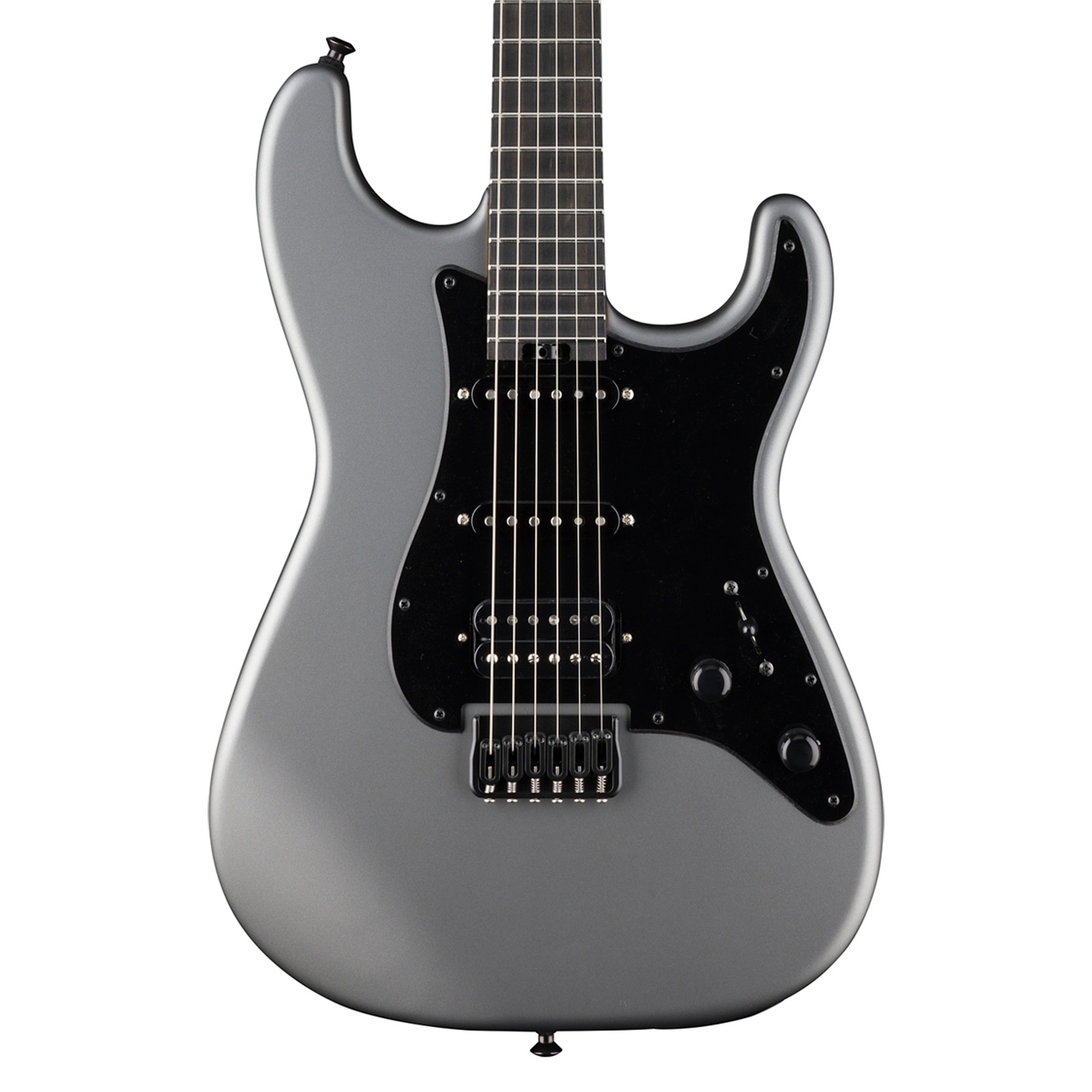 Used Jackson Custom Shop SS HSS HT Electric Guitar – Satin Pewter