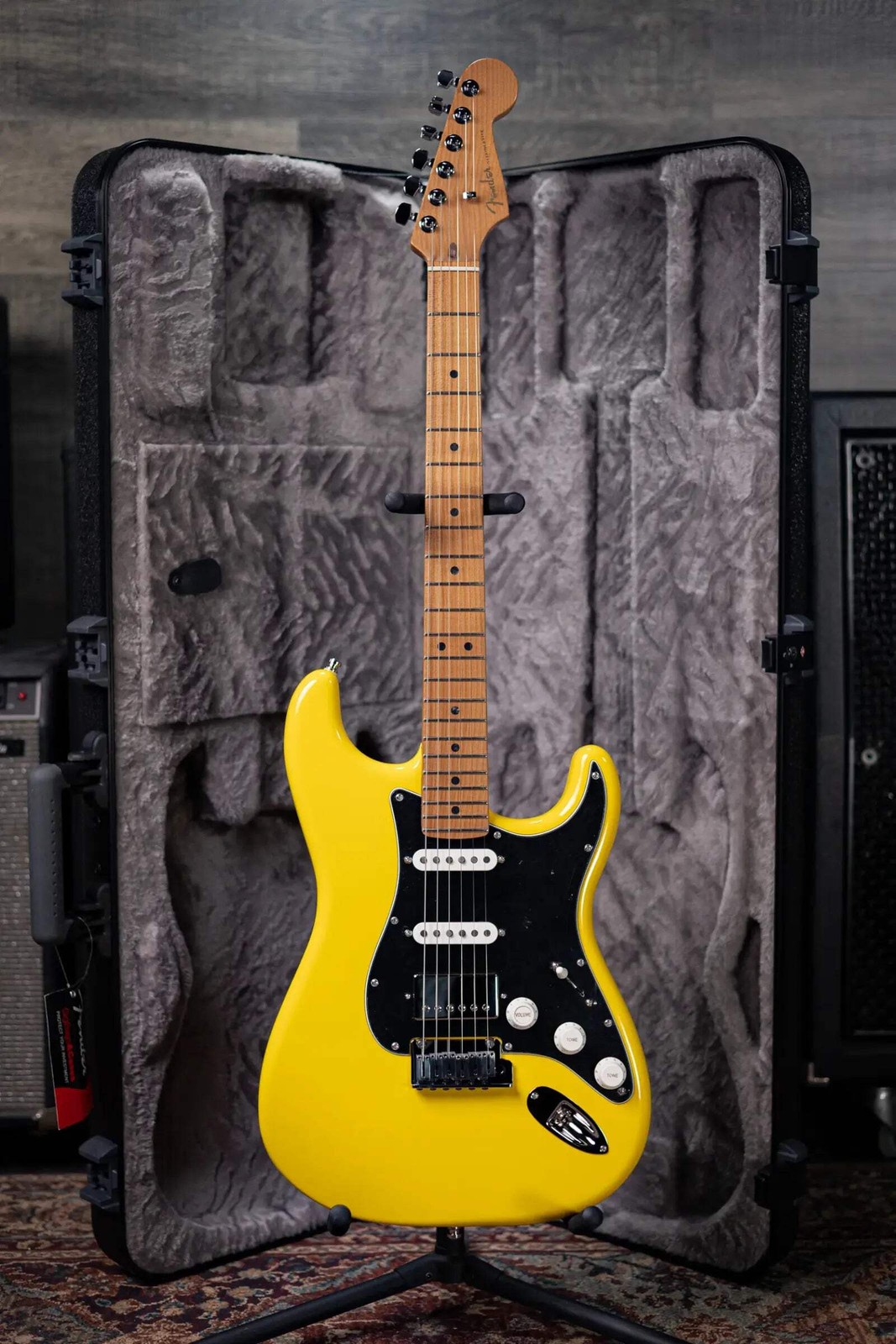 Fender Limited Edition American Ultra II HSS Stratocaster Electric Guitar – Graf