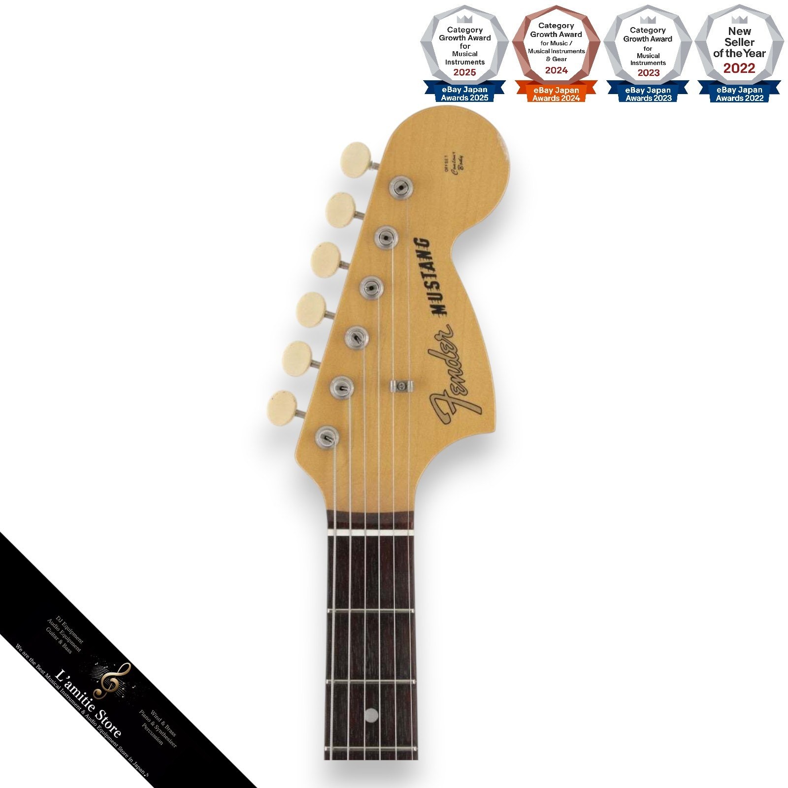 Fender Japan MG6666 VWH Electric Guitar 1966 Reissue Ash Body Maple Neck