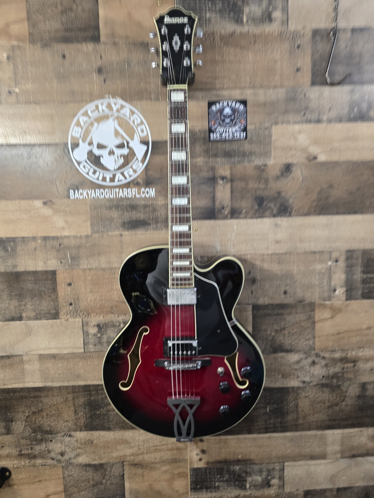 Ibanez Artcore AF75 Hollow Body Electric Guitar Burst.