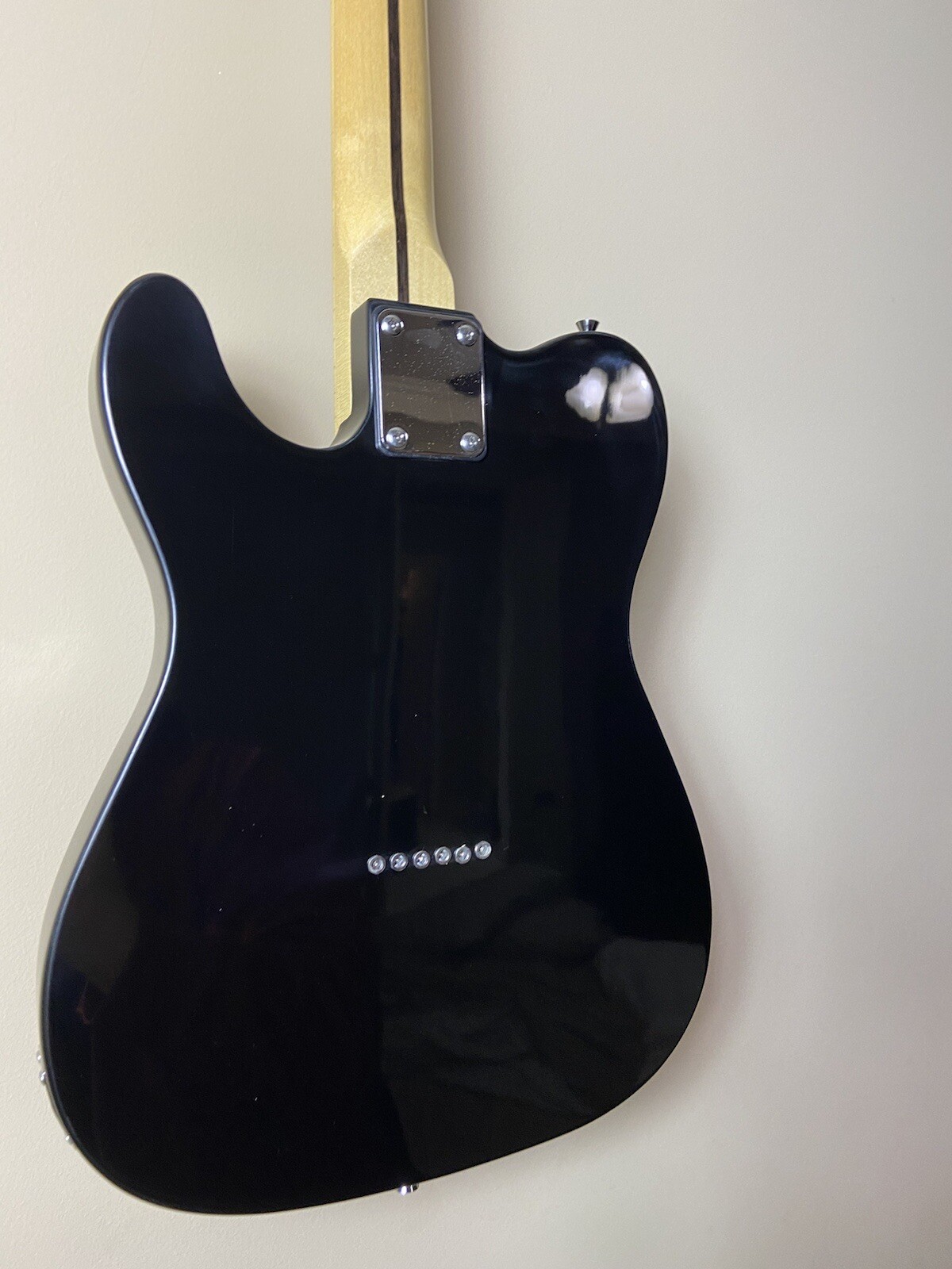 Electric Guitar Vilches Guitars Basswood Black HH pickups w/HardCase
