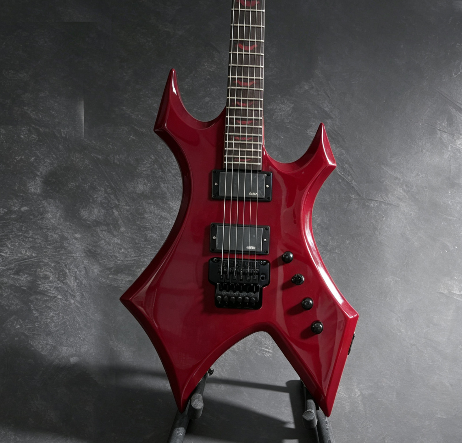 Custom BC Style Electric Guitar Red Burst With Floyd Rose Tremolo US Warehouse