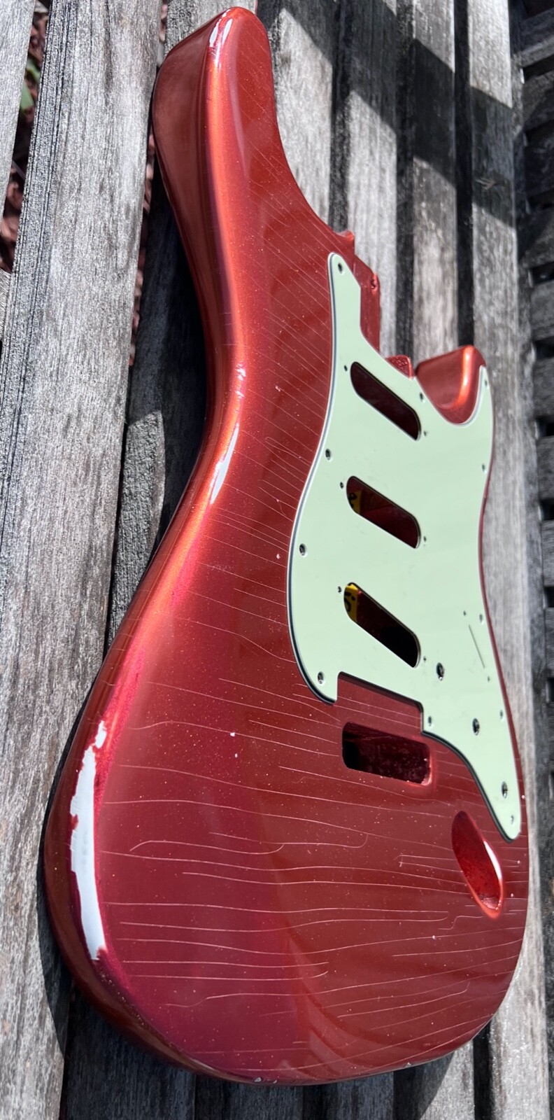 JVG ST BODY RELIC 60s NitroThinSkinLacquer COPPER SHIMMER order yours JVGuitars