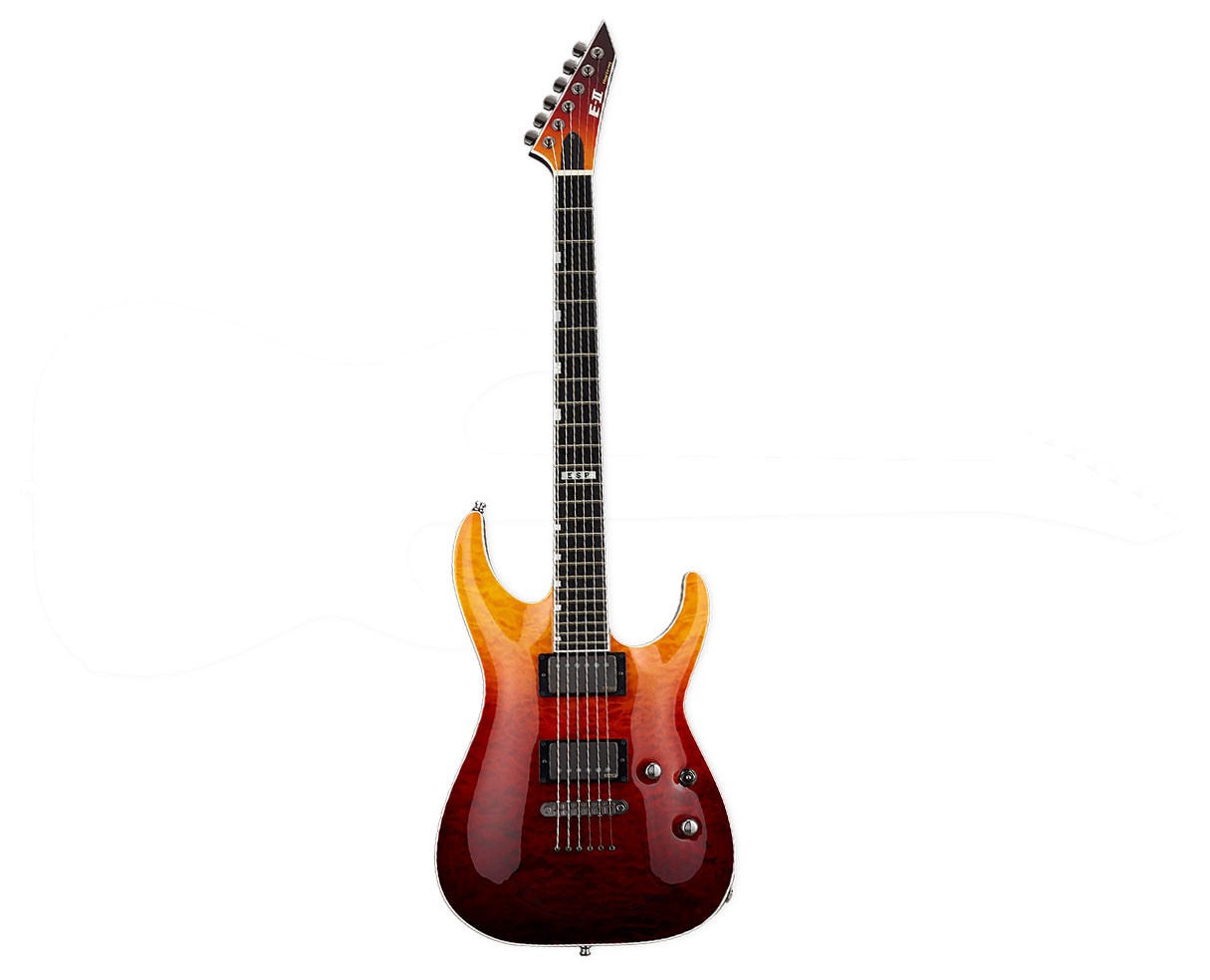 ESP E-II Horizon NT-II Electric Guitar – Tiger Eye Amber Fade