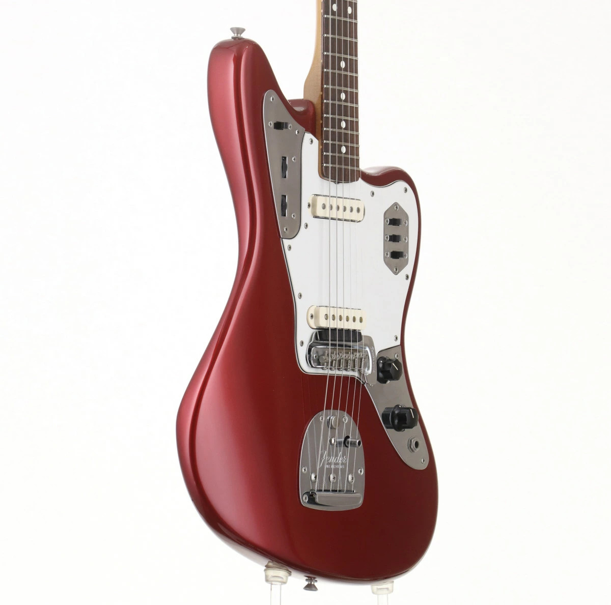 Used Fender American Vintage 62 Jaguar Candy Apple Electric Guitar 1999 Red