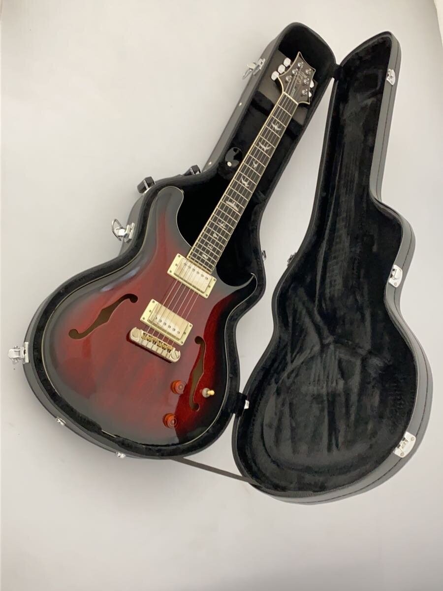 Prs Paul Reed Smith Se Hollowbody Standard/Fire Red Burst/2020/White Cloudy Pain