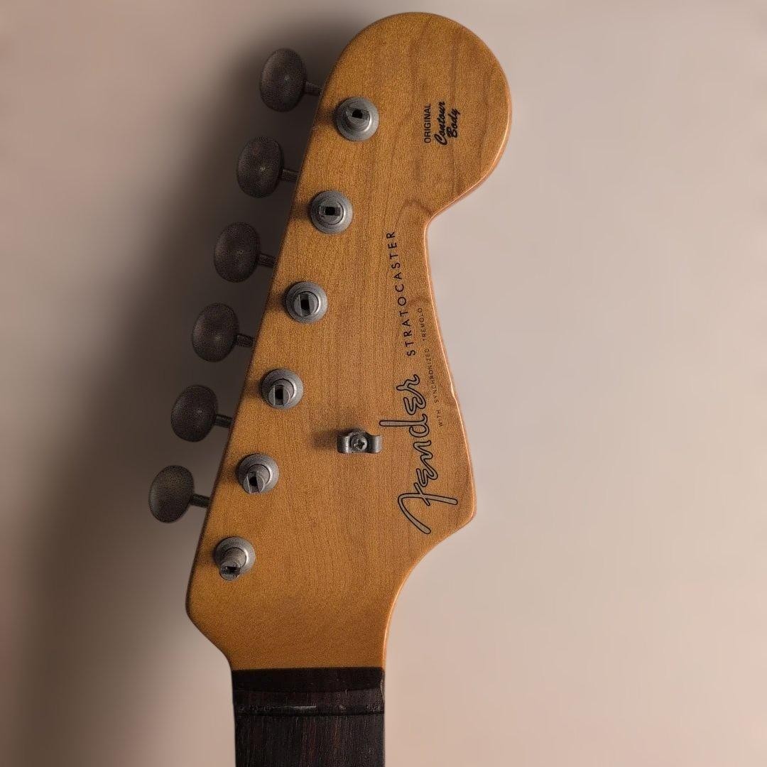 Fender Stratocaster Body Mexican Satin Finish Steel Jumbo Frets Damaged Electron