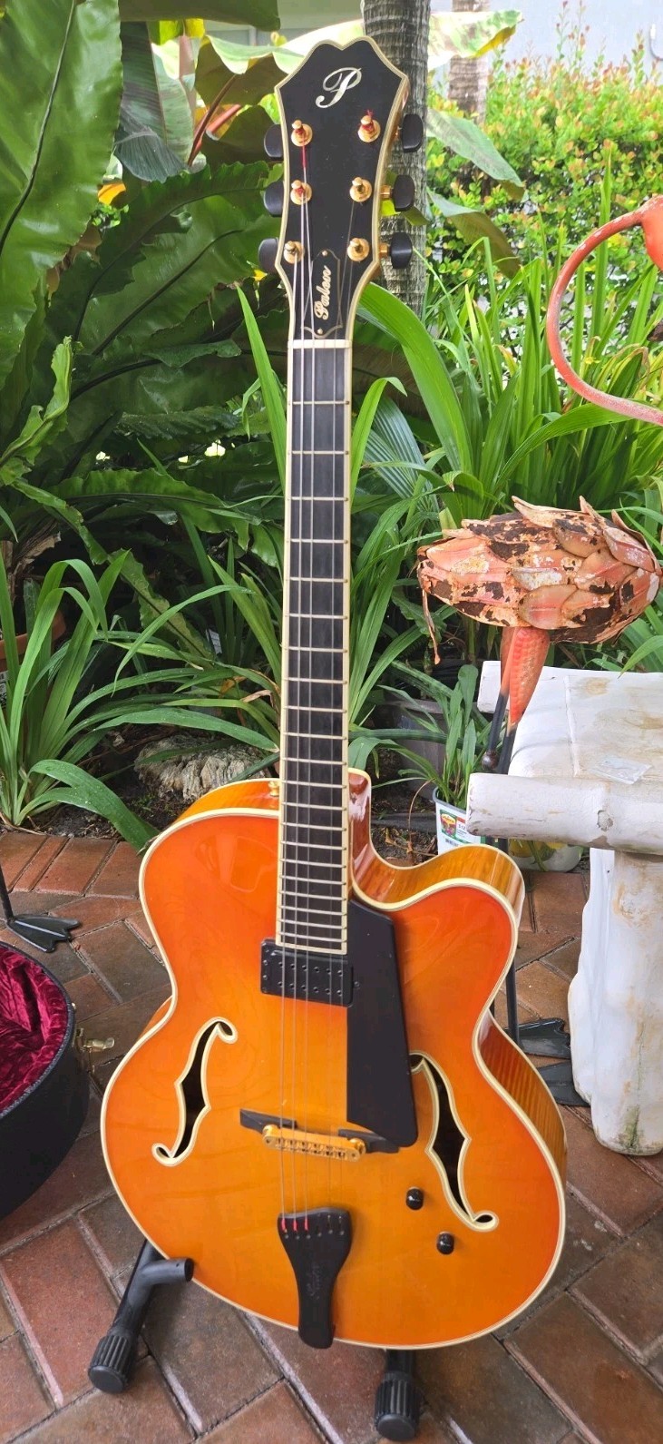 Rare Nelson Palen Handcrafted Jazz Archtop Guitar 2004 Serial 33 TKL Case