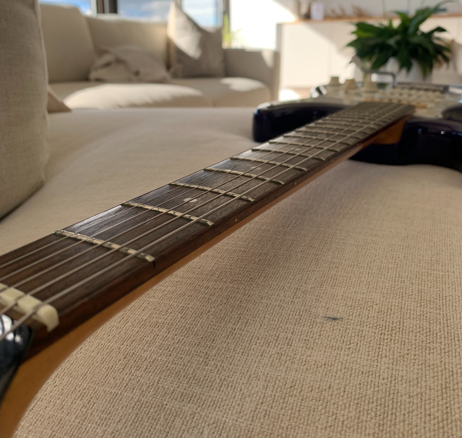 Silvertone SS11 Electric Guitar 2003 Stratocaster Purple