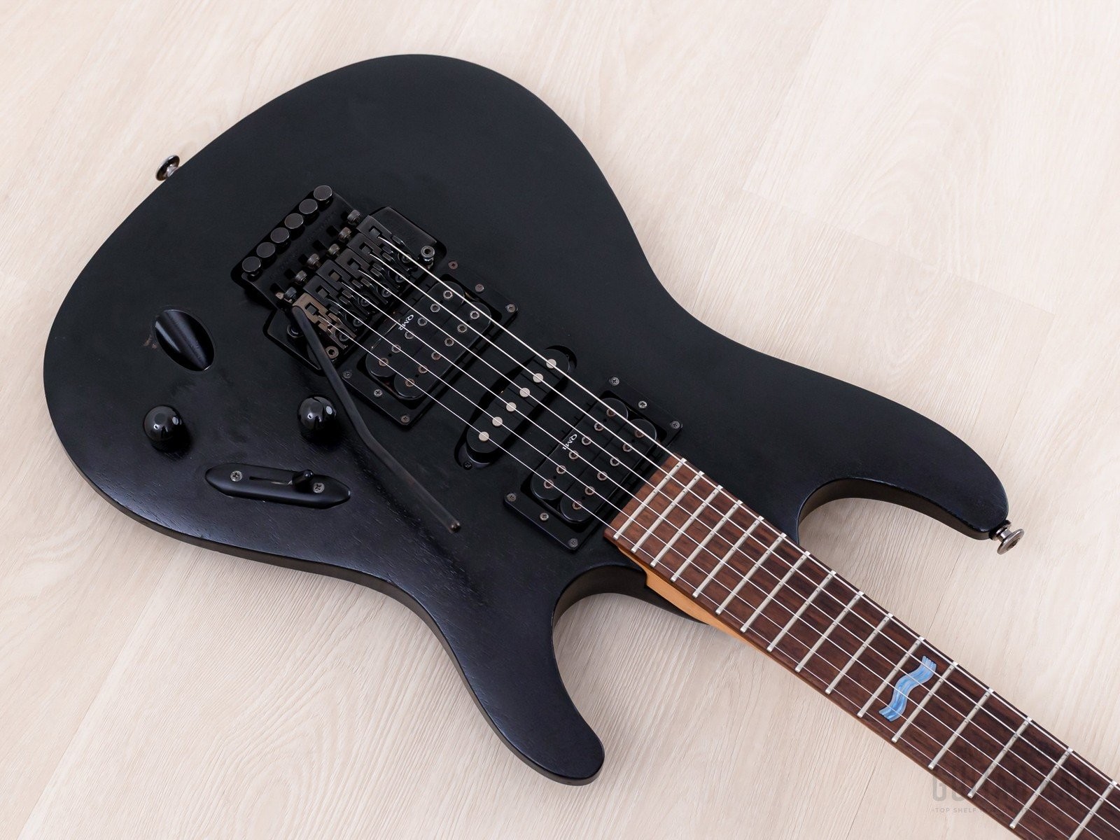 2001 Ibanez Prestige S Series S470 HSH Satin Black w/ Floyd Rose