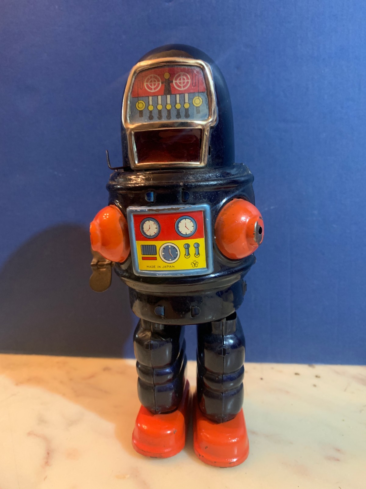YONEZAWA ROBY THE ROBOT TIN TOY JAPAN 1960s VINTAGE ORIGINAL space toys robby