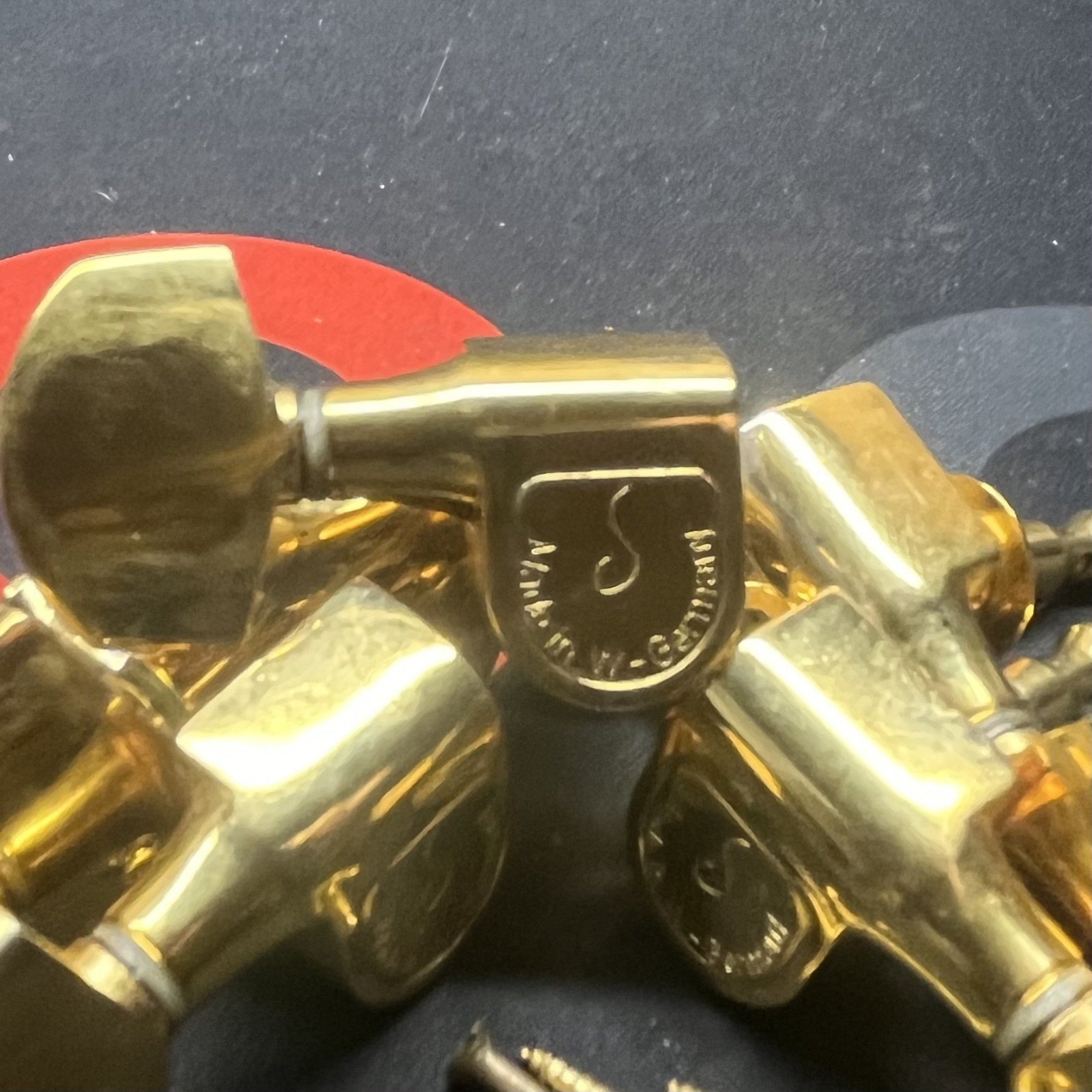 Used Gold Schaller M6 Tuners 3×3 w/Grover X-tender