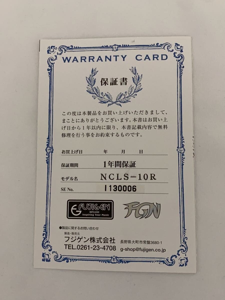 FgN(FUJIGEN) NCLS-10R/2011 Electric Guitar