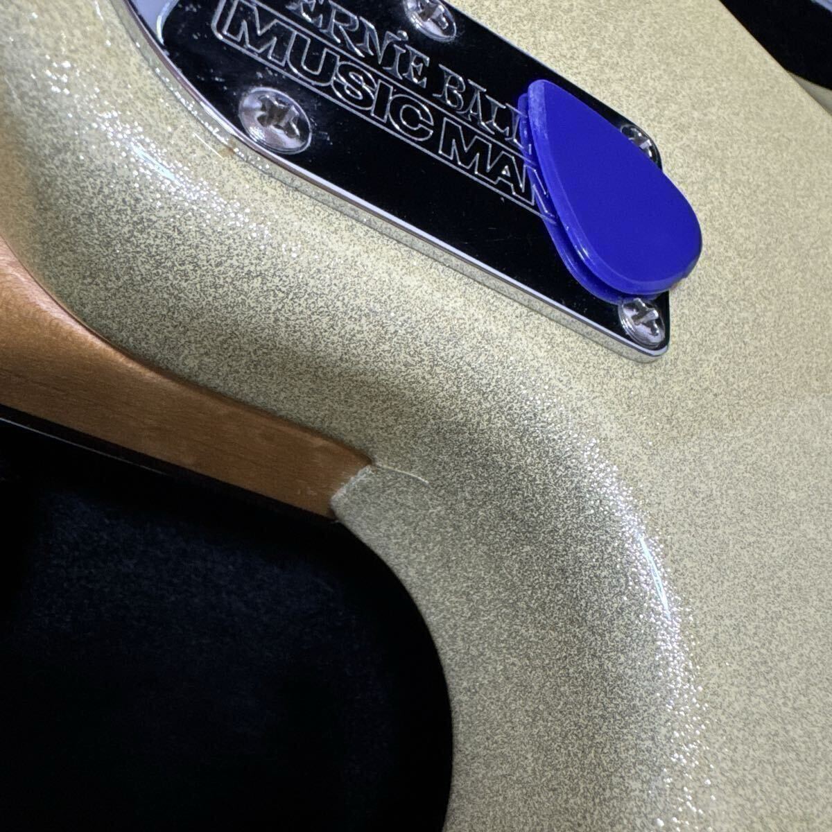 Electric Guitar Ernie Ball Music Man JP6 John Petrucci 2001 Gold Sparkle USA