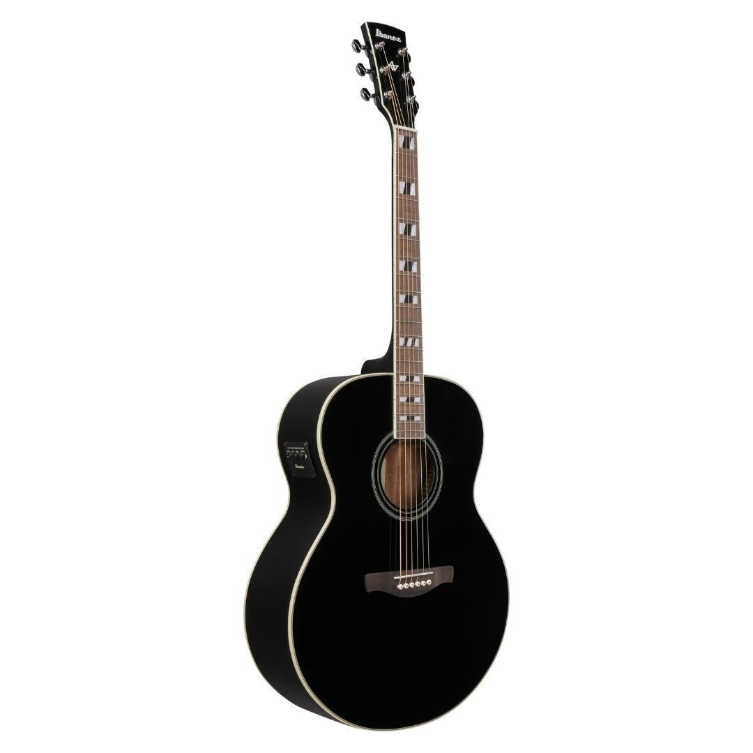Ibanez AJ70M1E Black High Gloss AE Guitar