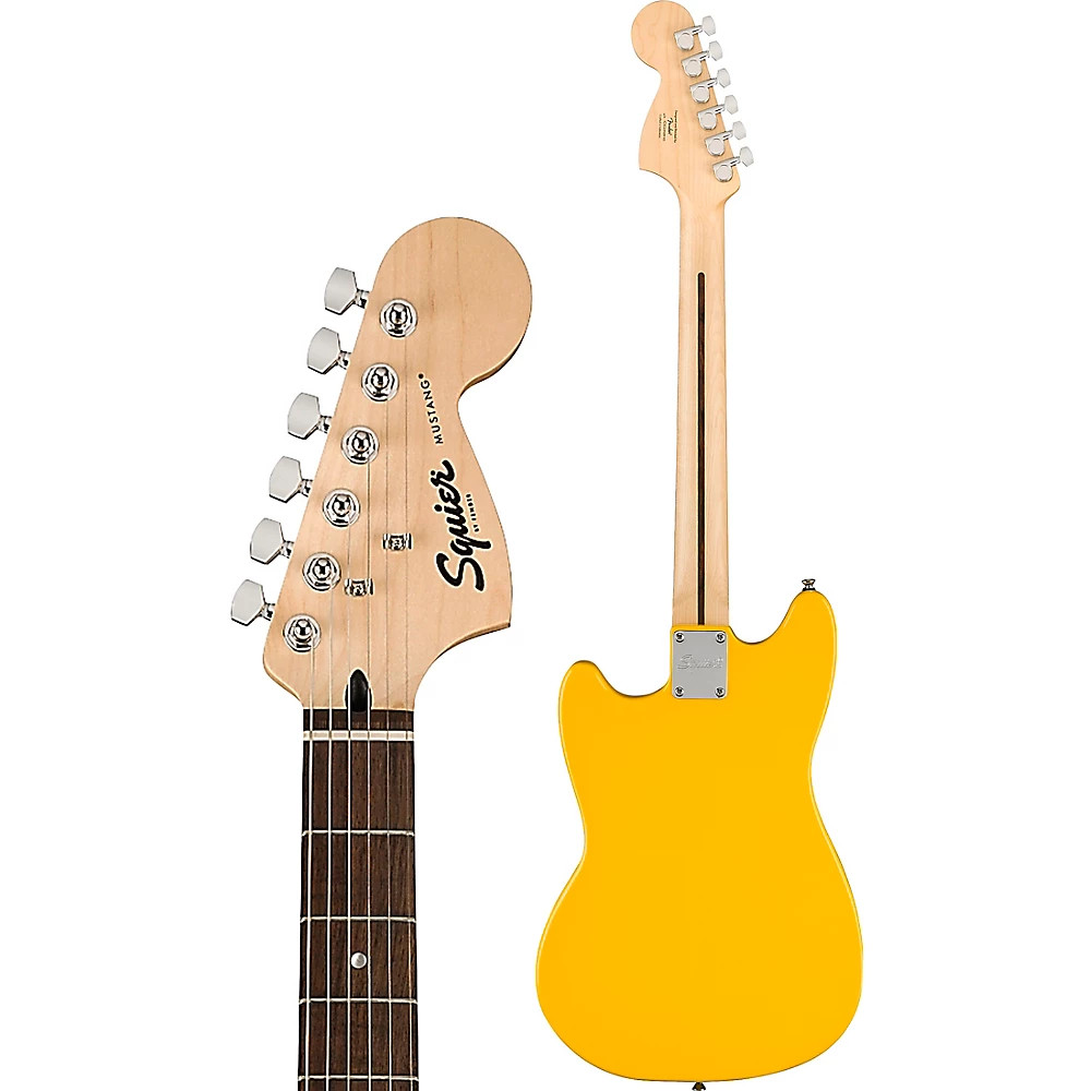 Squier Sonic Mustang Laurel Fingerboard Electric Guitar Graffiti Yellow