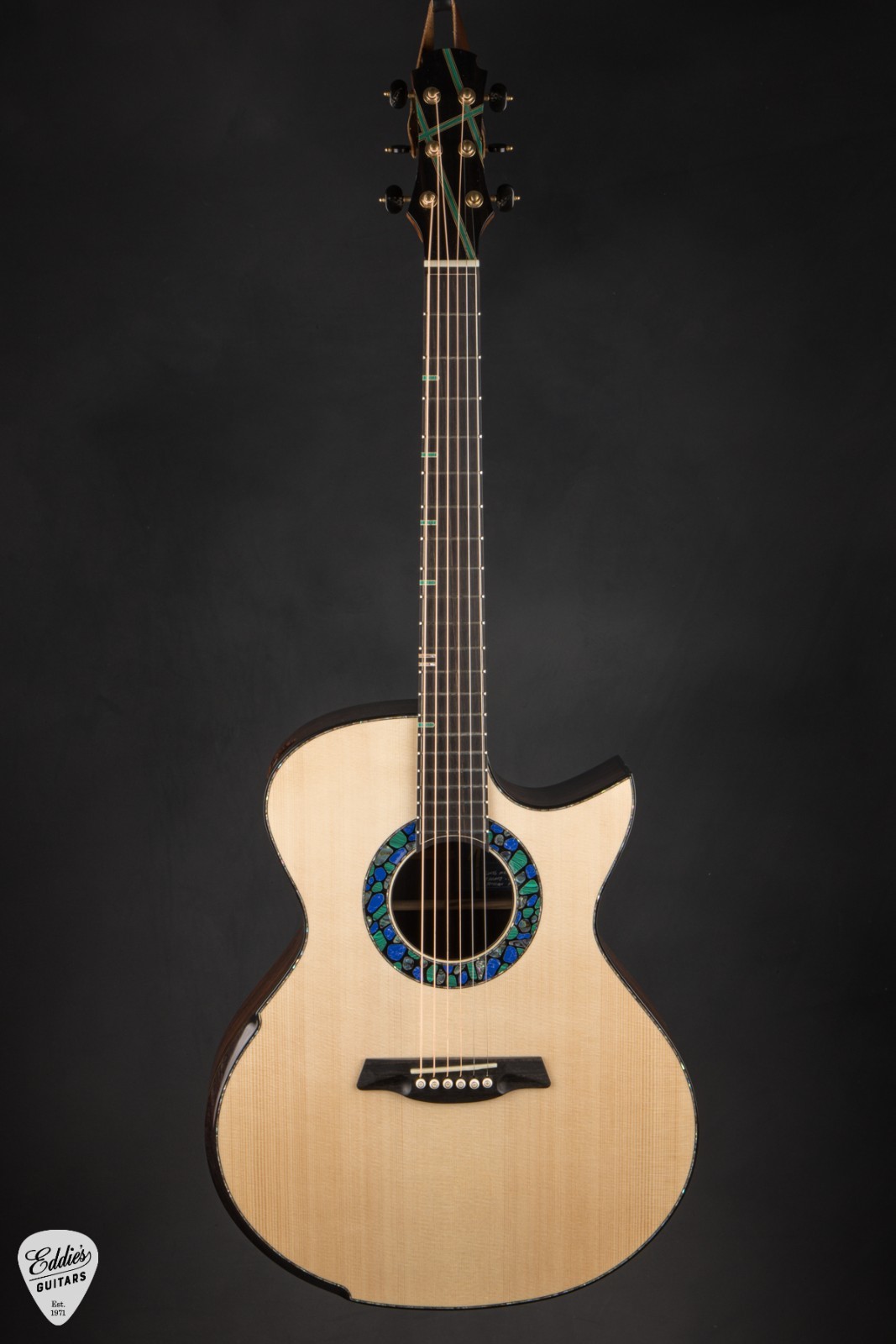 Hozen Gold Label Deep OM – Golden Adirondack Spruce & Honduran Mahogany