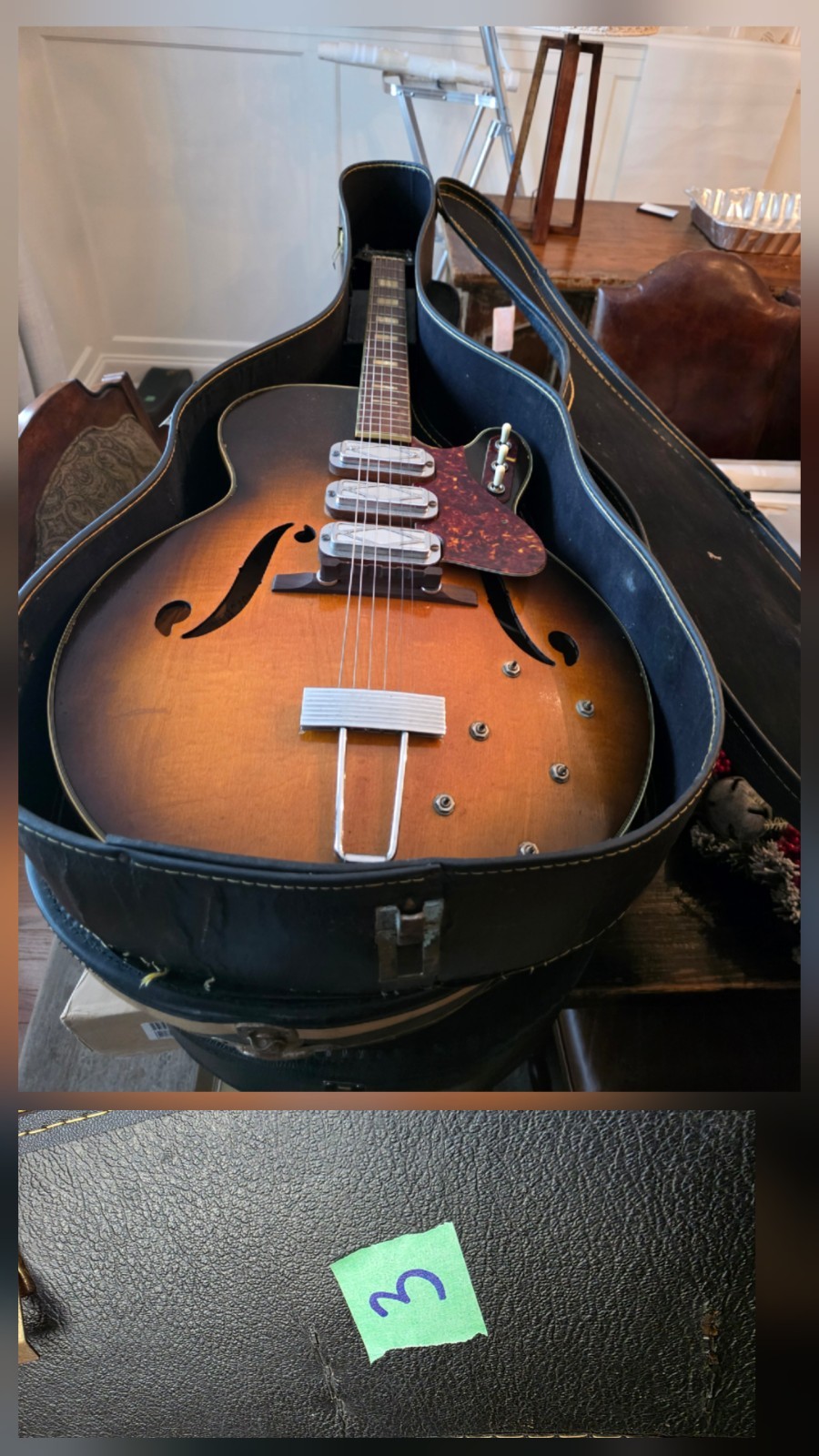 💥Video💥 1960 Harmony Silvertone H-1429 Sunburst 1429 Archtop Hollowbody Guitar