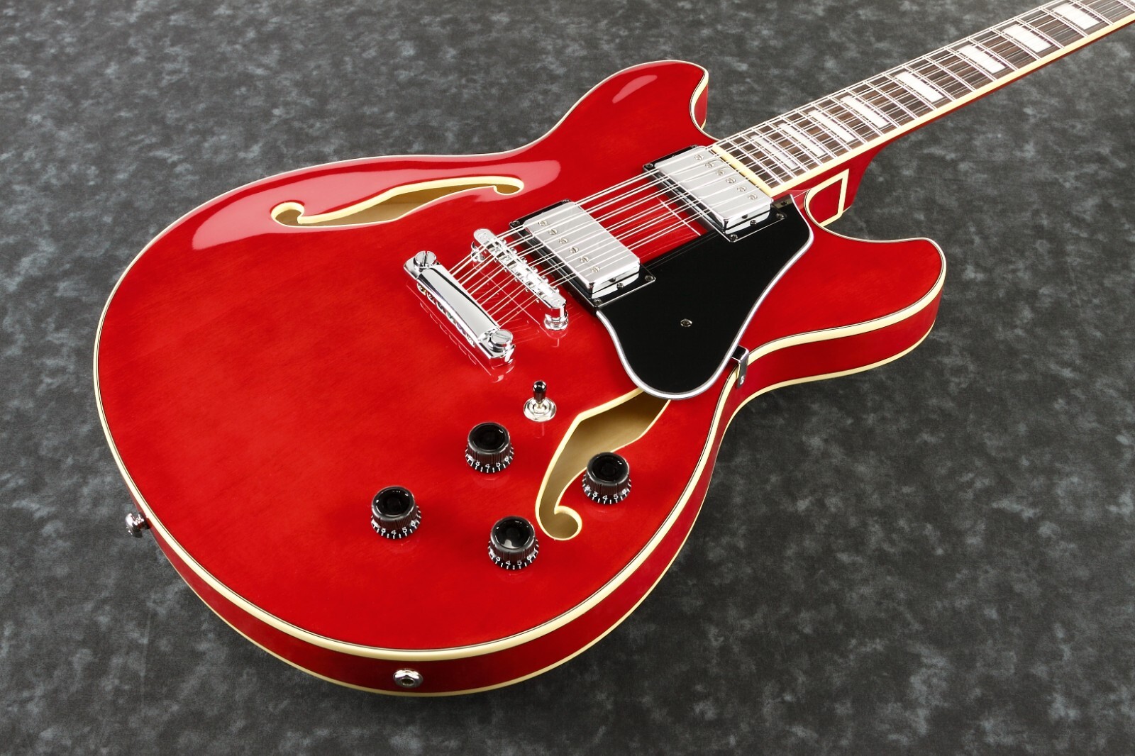 Ibanez AS7312-TCD 12-String Semi-Hollow Body Electric Guitar with Free Pro Setup