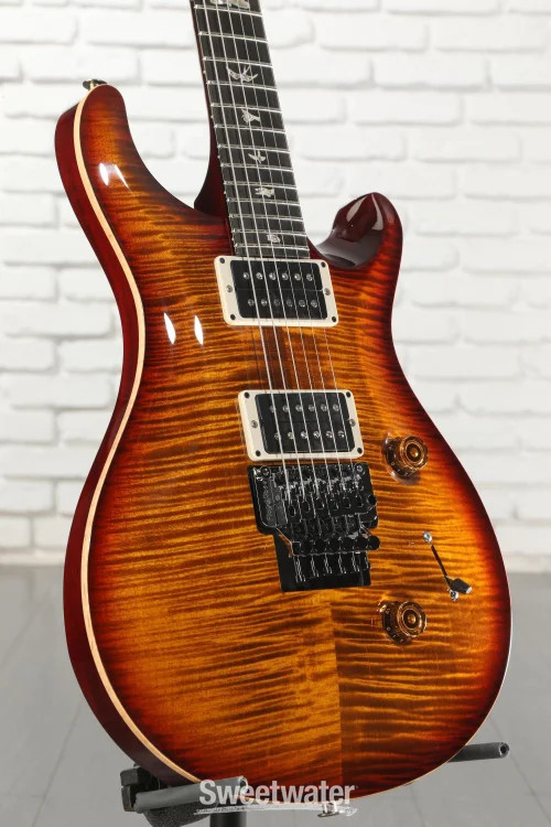 PRS Custom 24 “Floyd” 10-Top Electric Guitar – Dark Cherry Sunburst