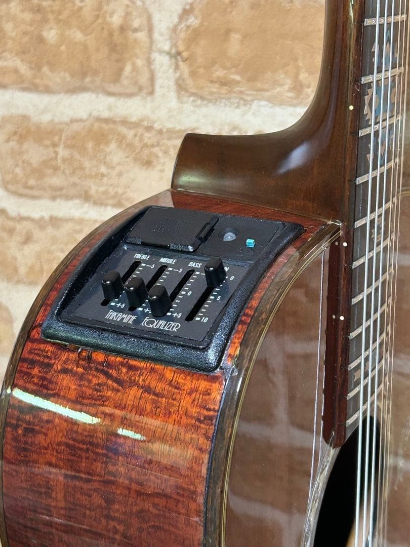 Takamine PT-406 1992 Hawaiian Koa Acoustic Electric Nylon String Guitar w/ Case