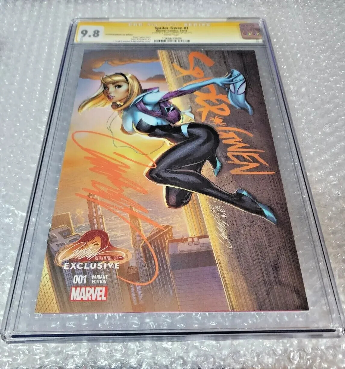 2015 SPIDER-GWEN #1 9.8 & #2 CGC 9.6 🔥 EXCLUSIVE Campbell