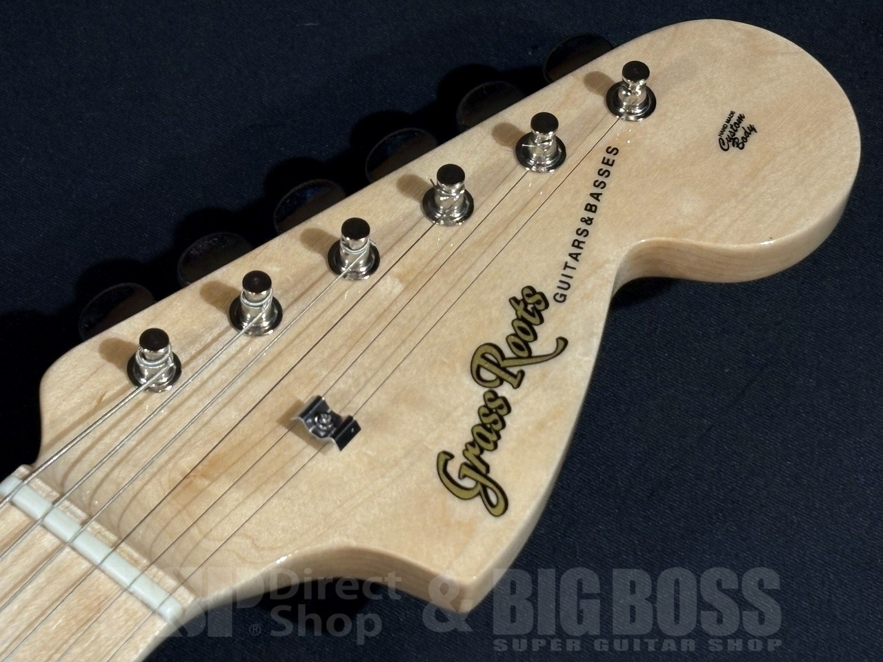 GrassRoots G-ST-SC/M Electric Bass Black, 648mm, Hard Maple Neck & Fingerboard