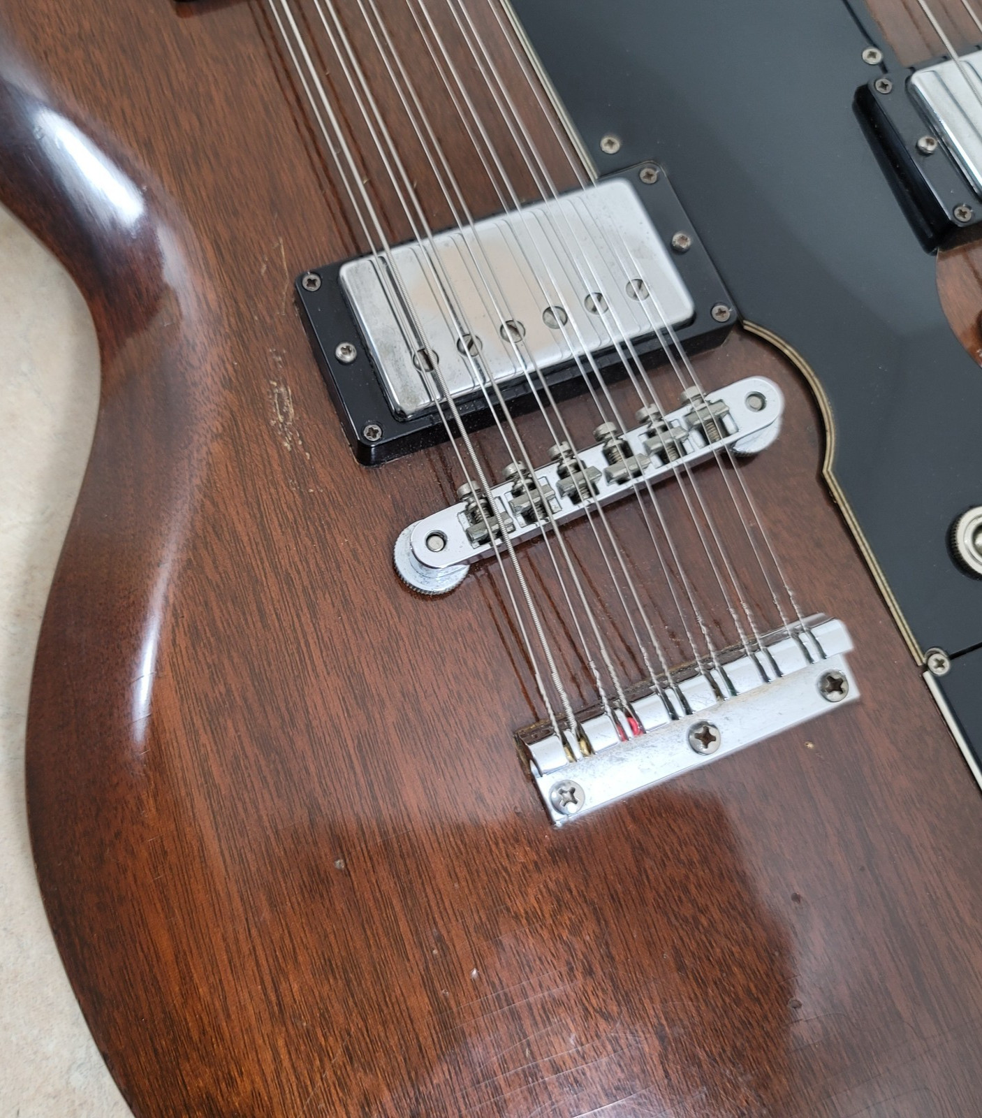 Vintage Gibson EDS1275 Double Guitar – 1978 – Customized, Modded Eds 1275