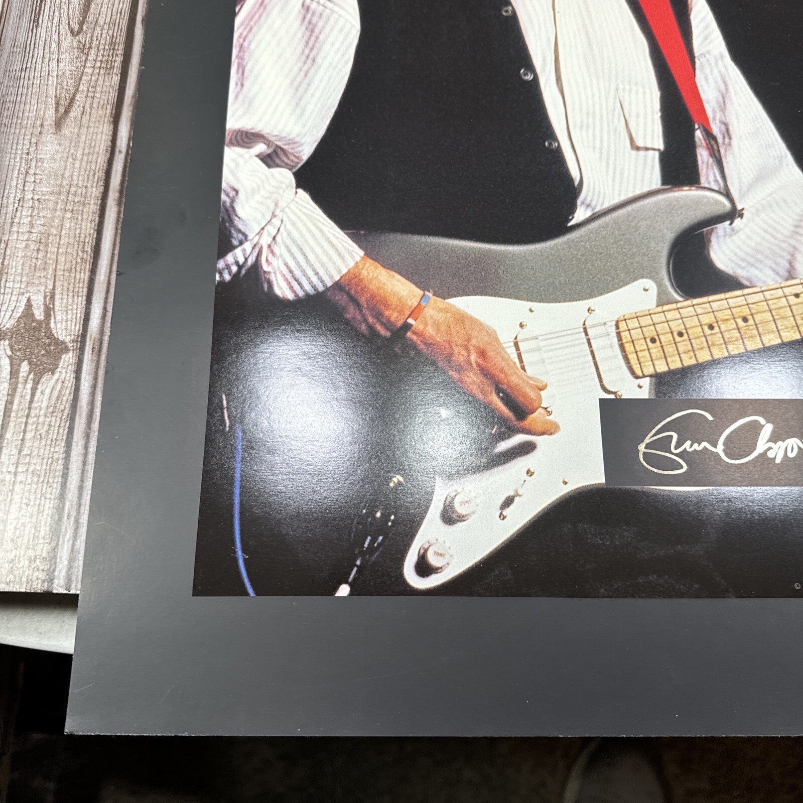 Fender Signature Series Stratocaster Eric Clapton 1992 Poster – Rare 22×17