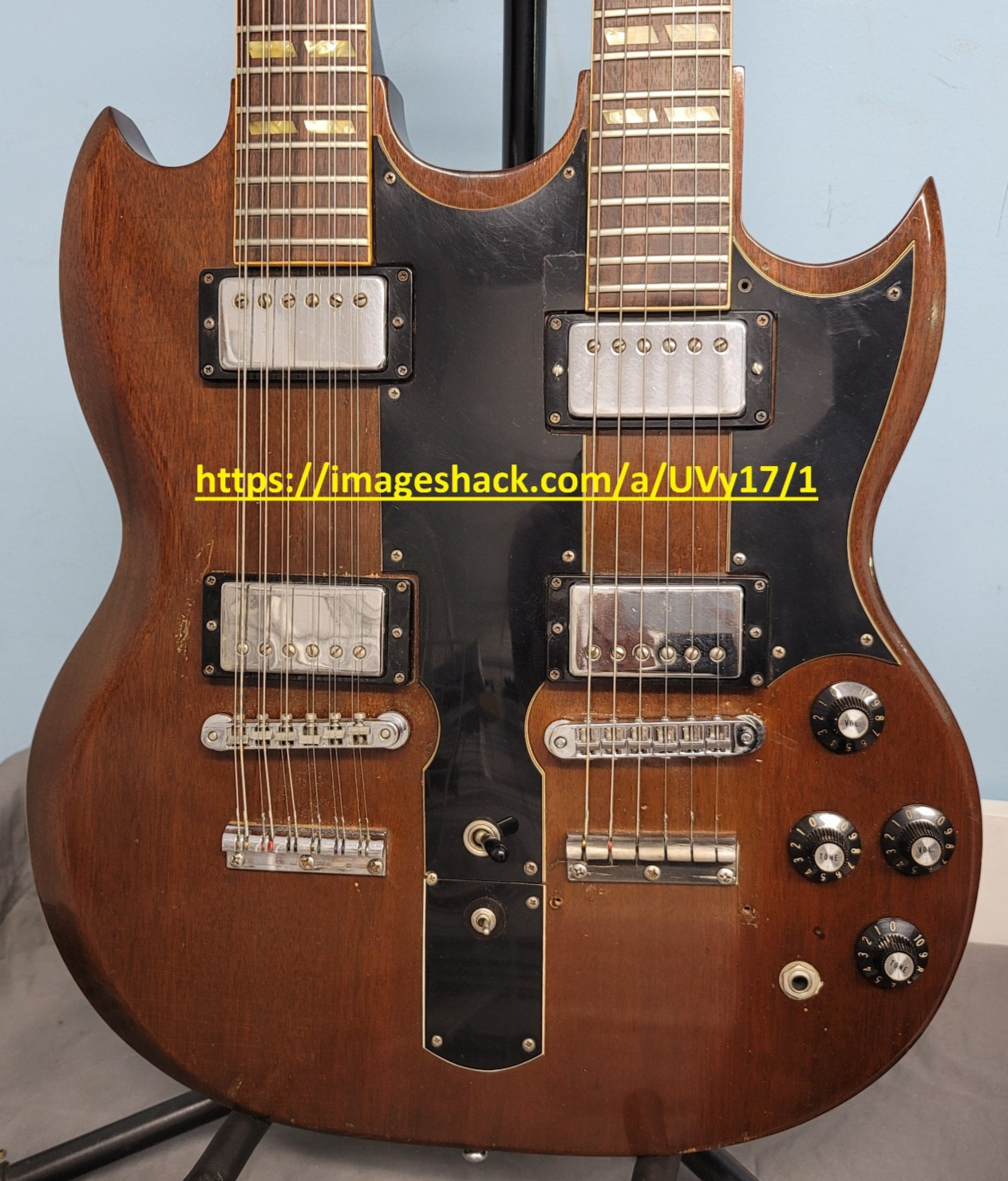 Vintage Gibson EDS1275 Double Guitar – 1978 – Customized, Modded Eds 1275