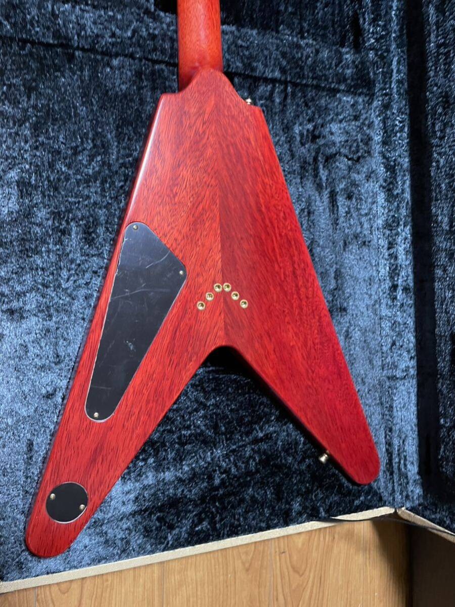 Tak Burst Esp Custom Made Flying V Jacaranda Fingerboard