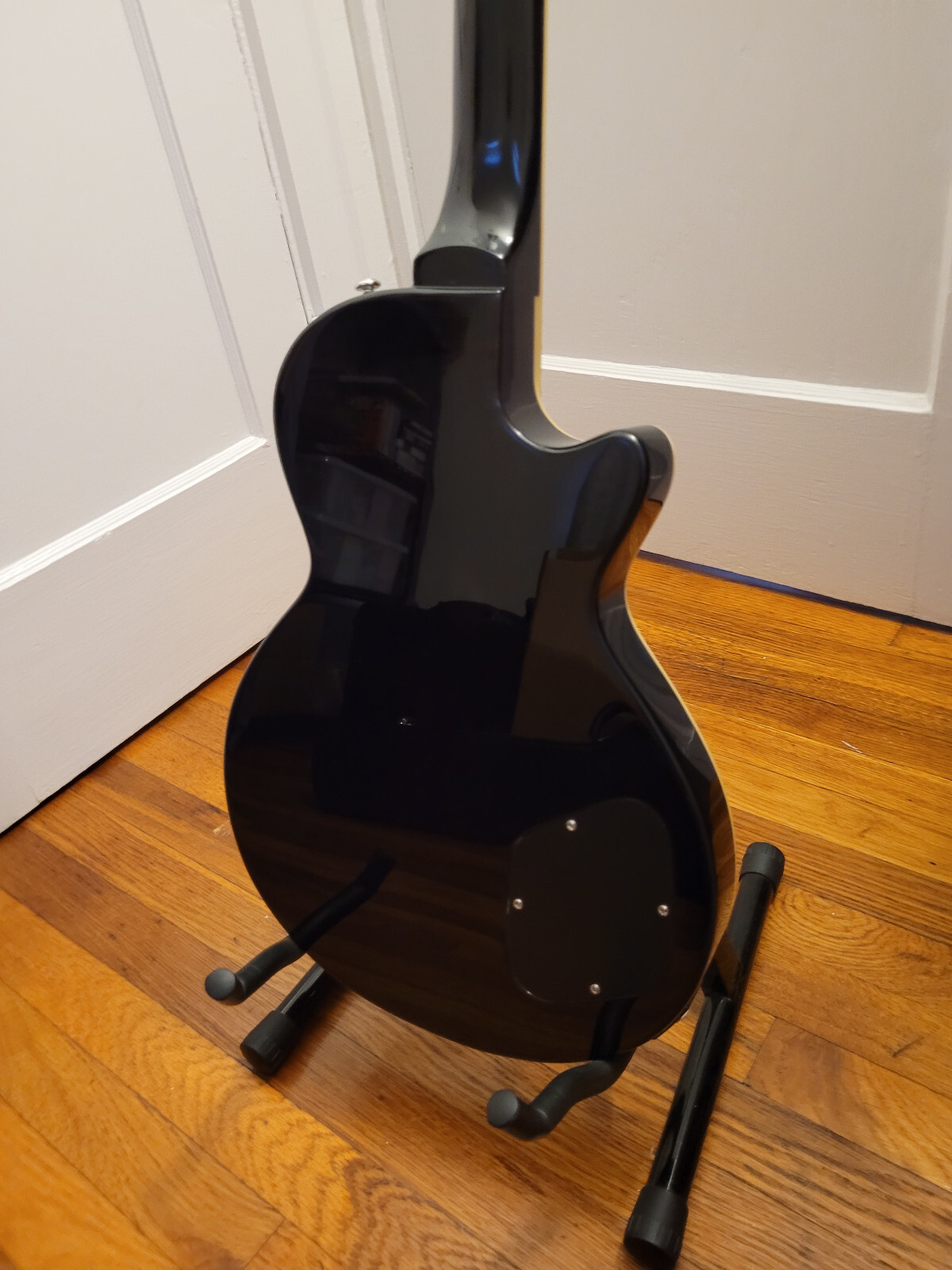 Agile AL-3100MCC Black electric guitar w/ case Wolfetone upgrade left handed