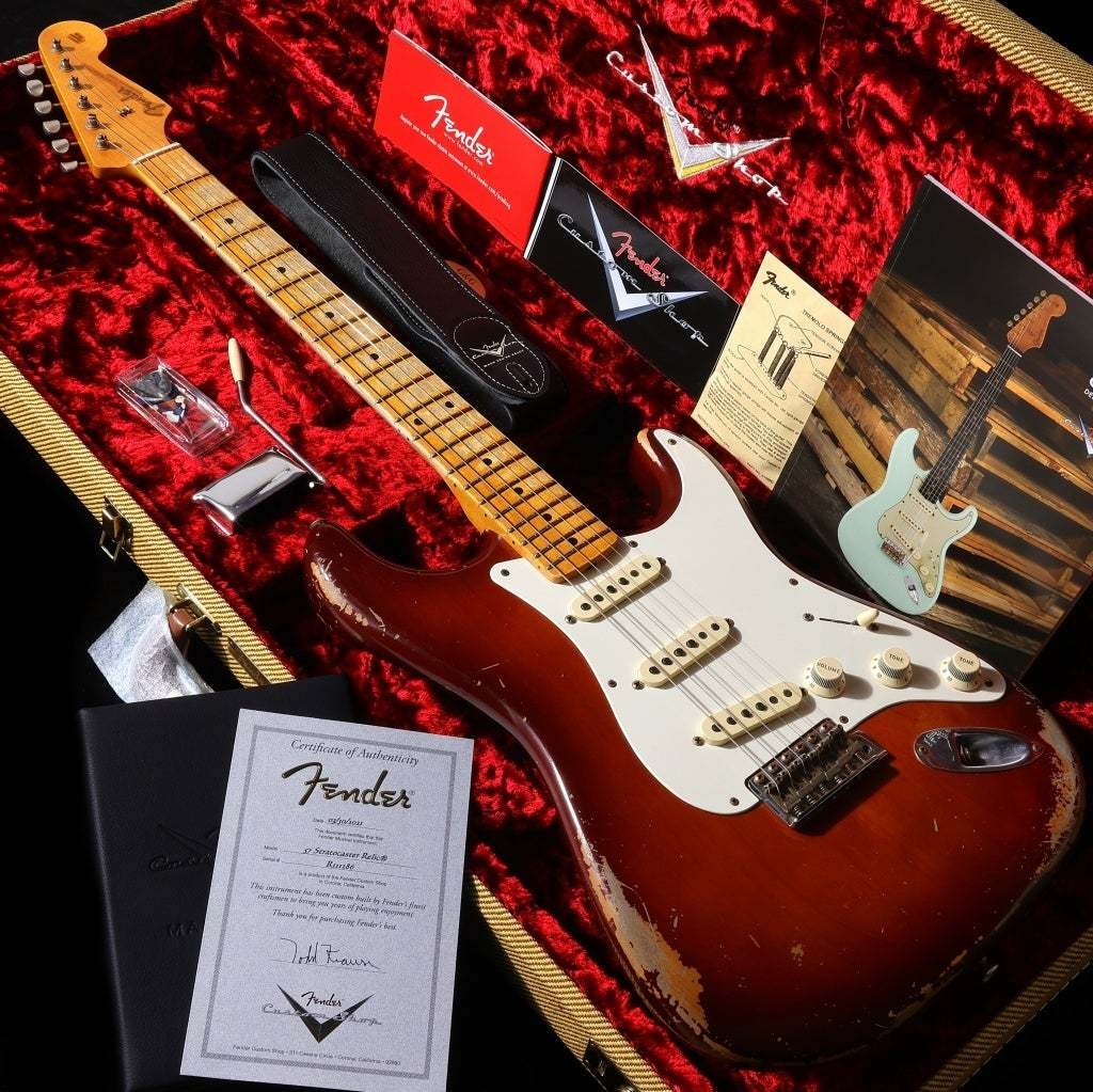 Fender Custom Shop Master Built 1957 Stratocaster Heavy Relic Violin Burst