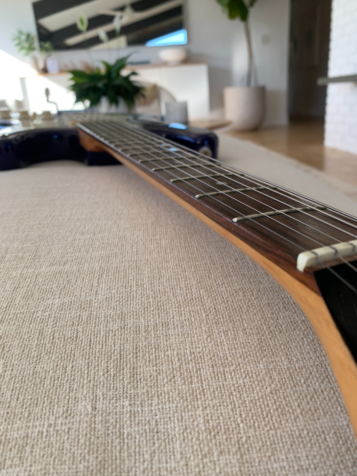 Silvertone SS11 Electric Guitar 2003 Stratocaster Purple