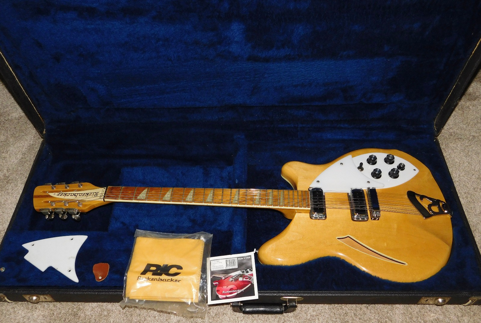 Rickenbacker 360/12 Semi-Hollow 12 String Electric Guitar Mapleglo Vintage 1980