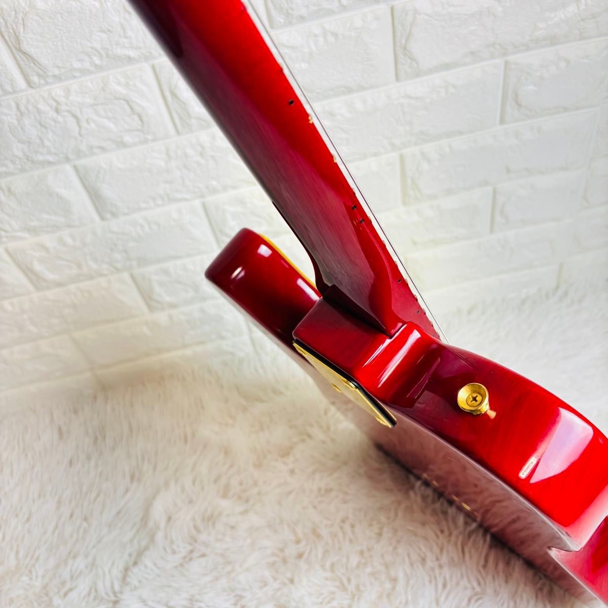 Bill Lawrence BKIM-60G Telecaster Red Gold Parts Electric Guitar