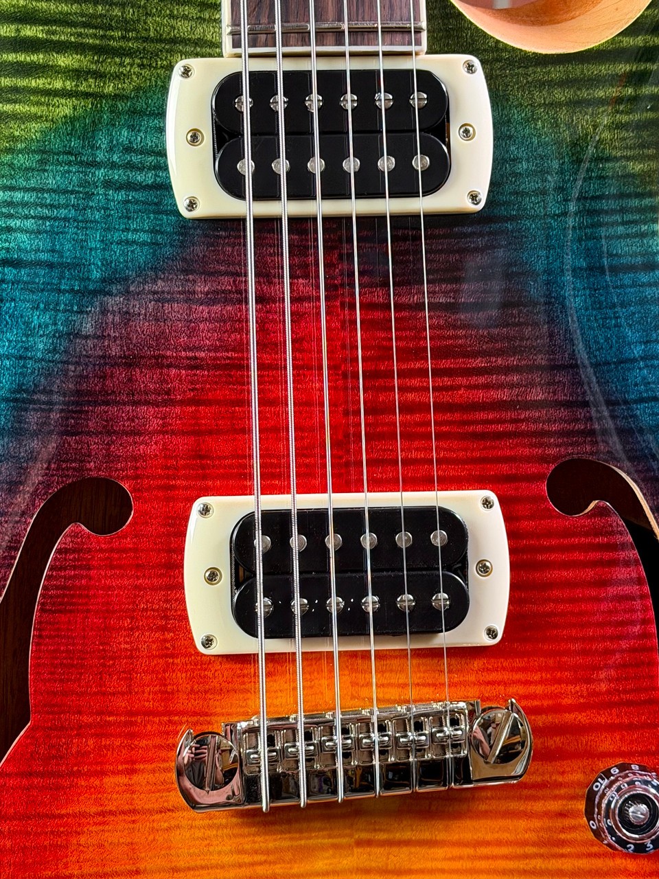 PRS Ed Sheeran Hollowbody I Piezo Baritone Electric Guitar – Kaleidoscope