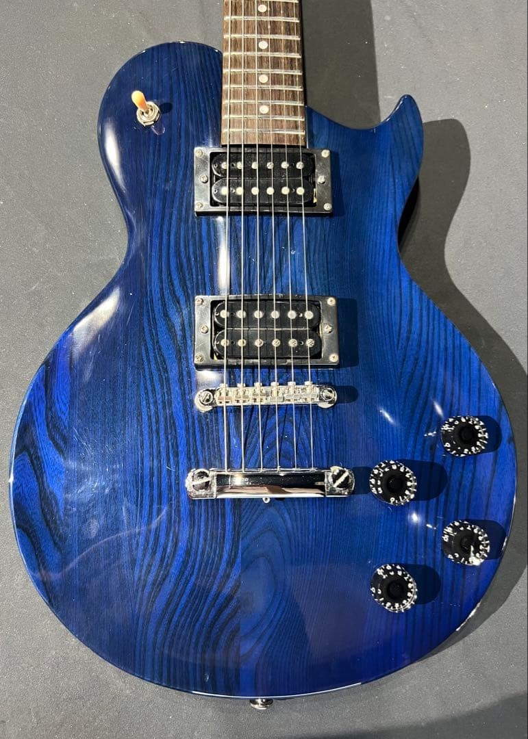 Aria Pro II PE40 See-Through Blue 90s Electric Guitar Shipping From Japan