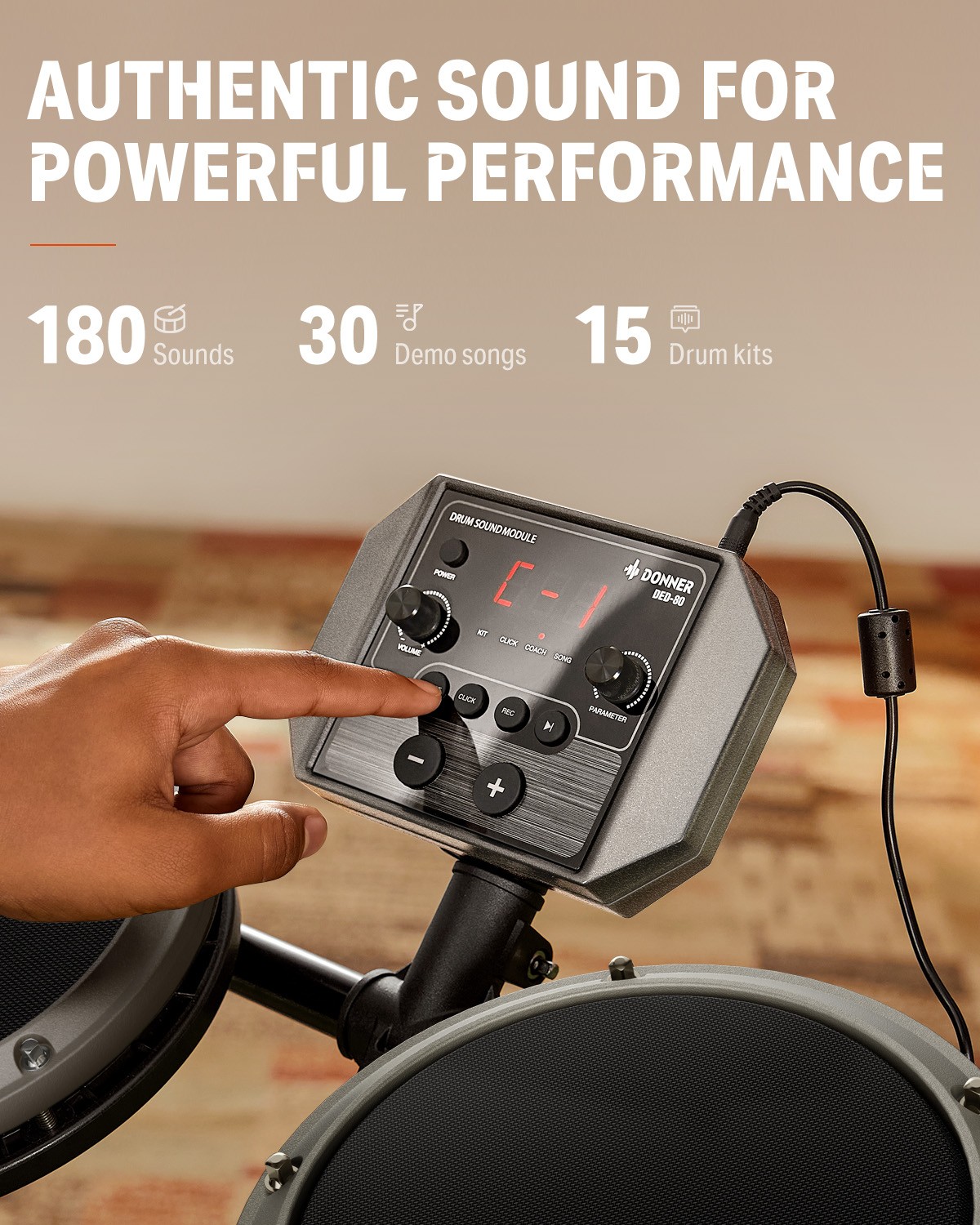 Donner DED-80 Electric Drum Set
