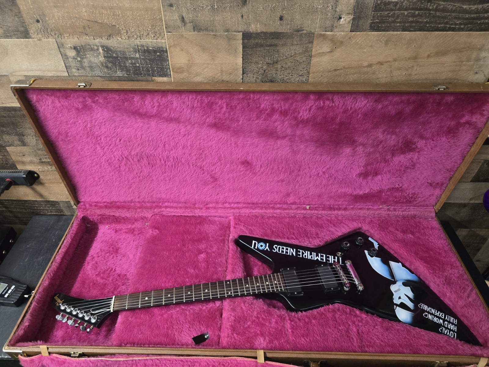 1984 Gibson Explorer Star Wars Theme Painted W/ Original Case 7.4 Lb