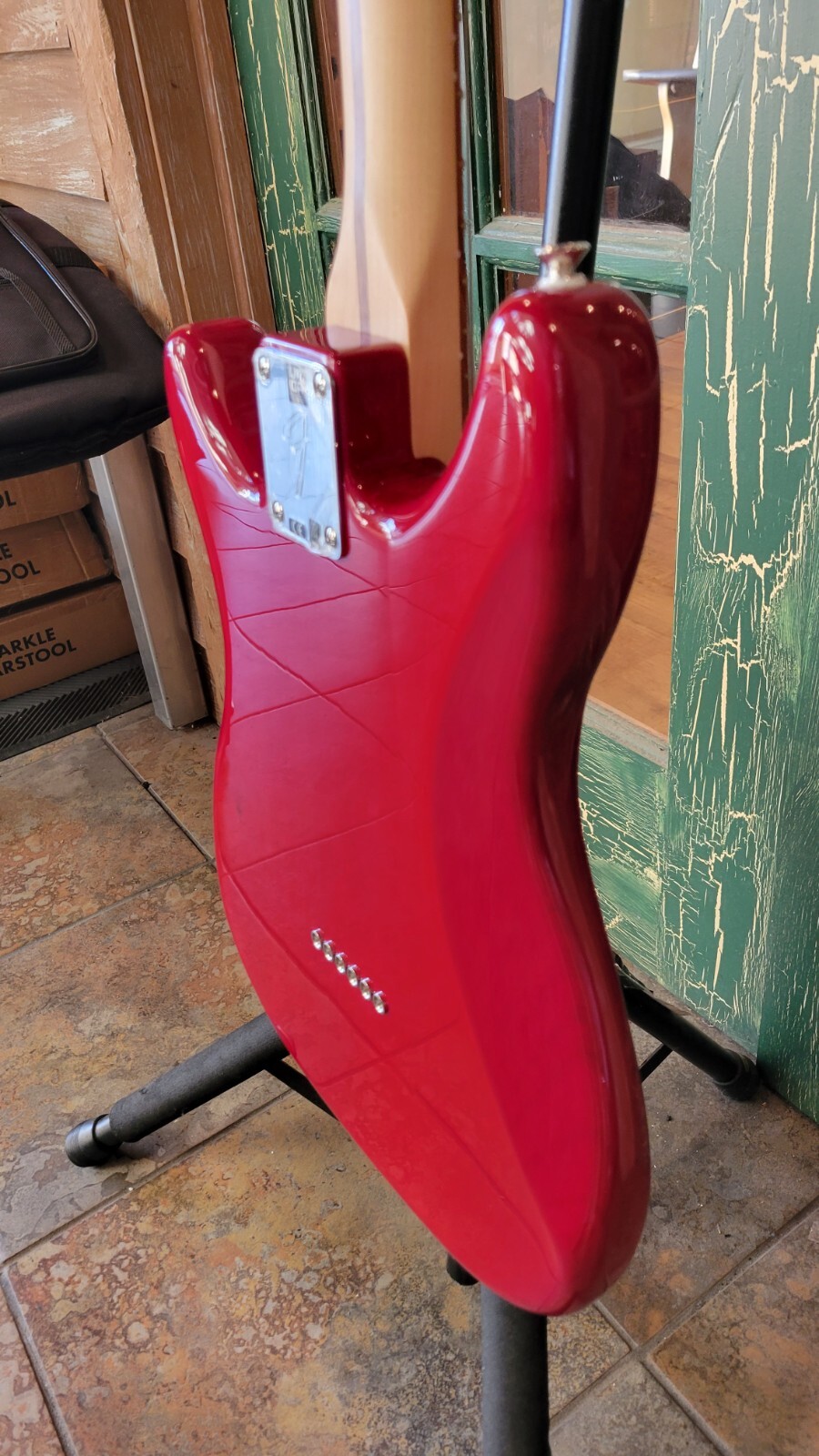 Fender Player Lead II Electric Guitar in Crimson Red Transparent