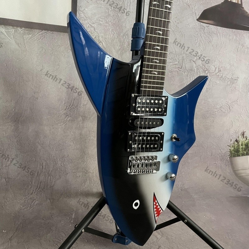 Shark Electric Guitar Solid Body C Shape Neck US Local Shipping High Quality