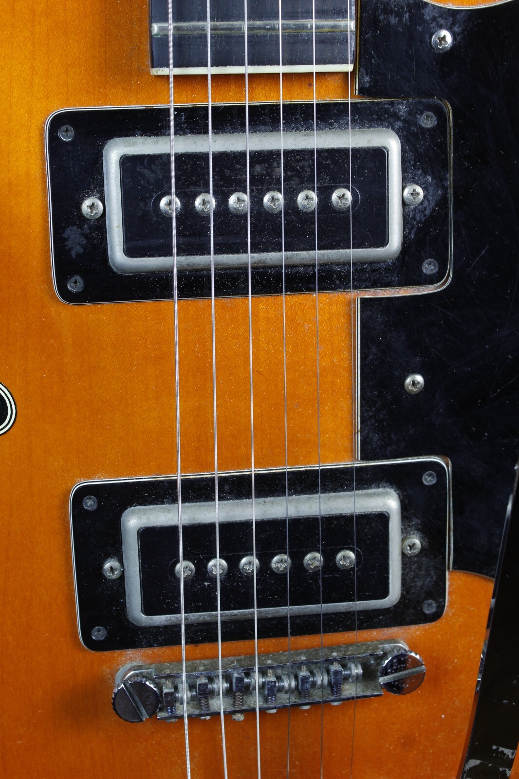 Framus Caravelle 5/117-52 60´s Orange Hollow-Body Guitar Made in Germany w/HSC