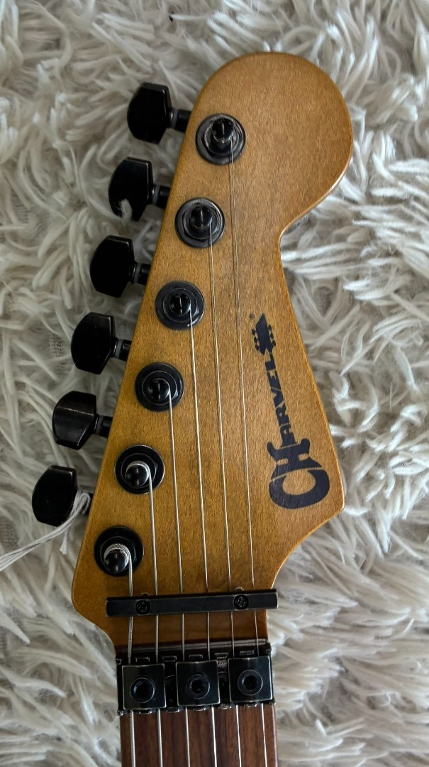 Charvel Pro-Mod Relic San Dimas Style 1 HH Floyd Rose Black Electric Guitar +Bag