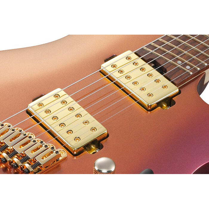 Ibanez SML721RGC S Axe Design Lab Multi-scale Guitar – Rose Gold Chameleon