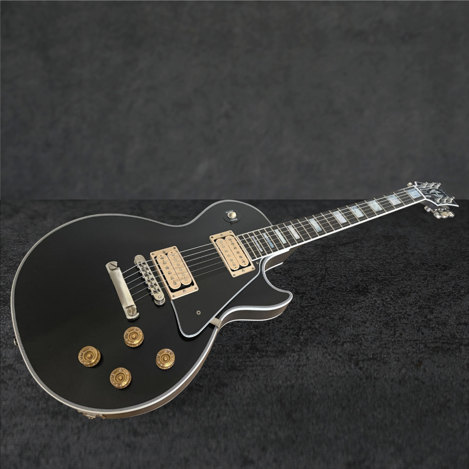 Gibson Custom Shop Les Paul Custom M2M Ebony with Double Classic White Pickups